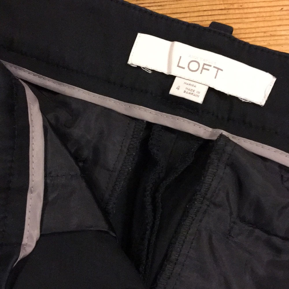 🍋
NWOT Loft Black Marisa Capri Pant - Picture 5 of 8